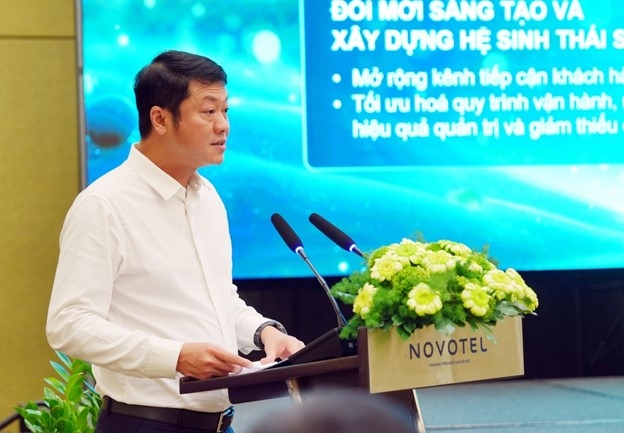 ThS. Lê Ngọc Lâm - Tổng Giám đốc BIDV phát biểu tại Diễn đàn