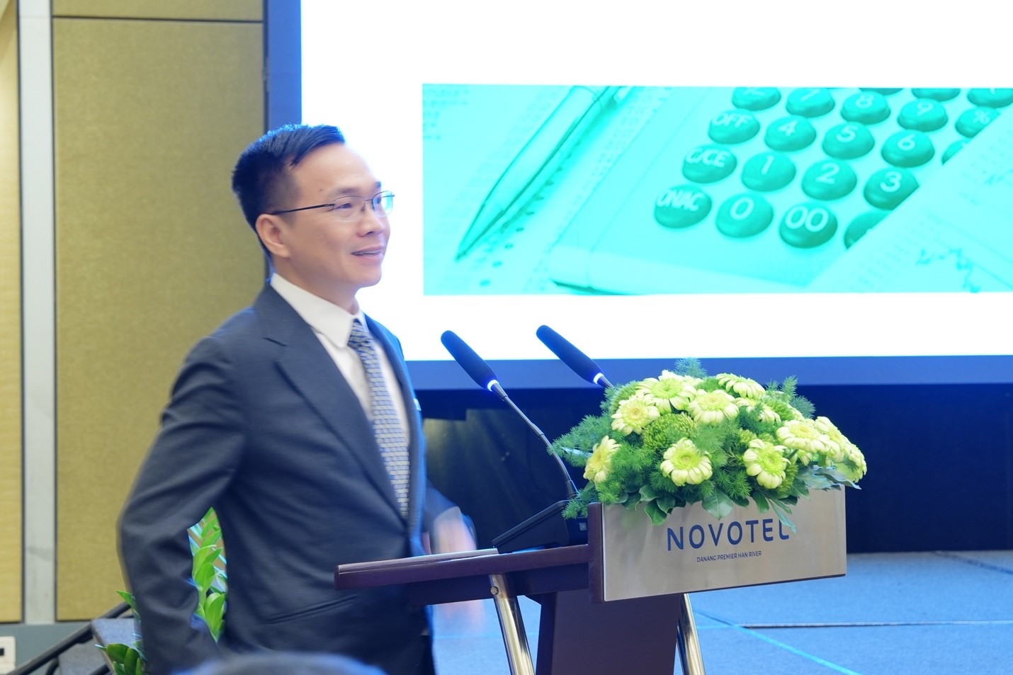 ThS Đặng Quốc Bảo – Phó TGD Tập đoàn Trung Nam phát biểu tại Diễn đàn