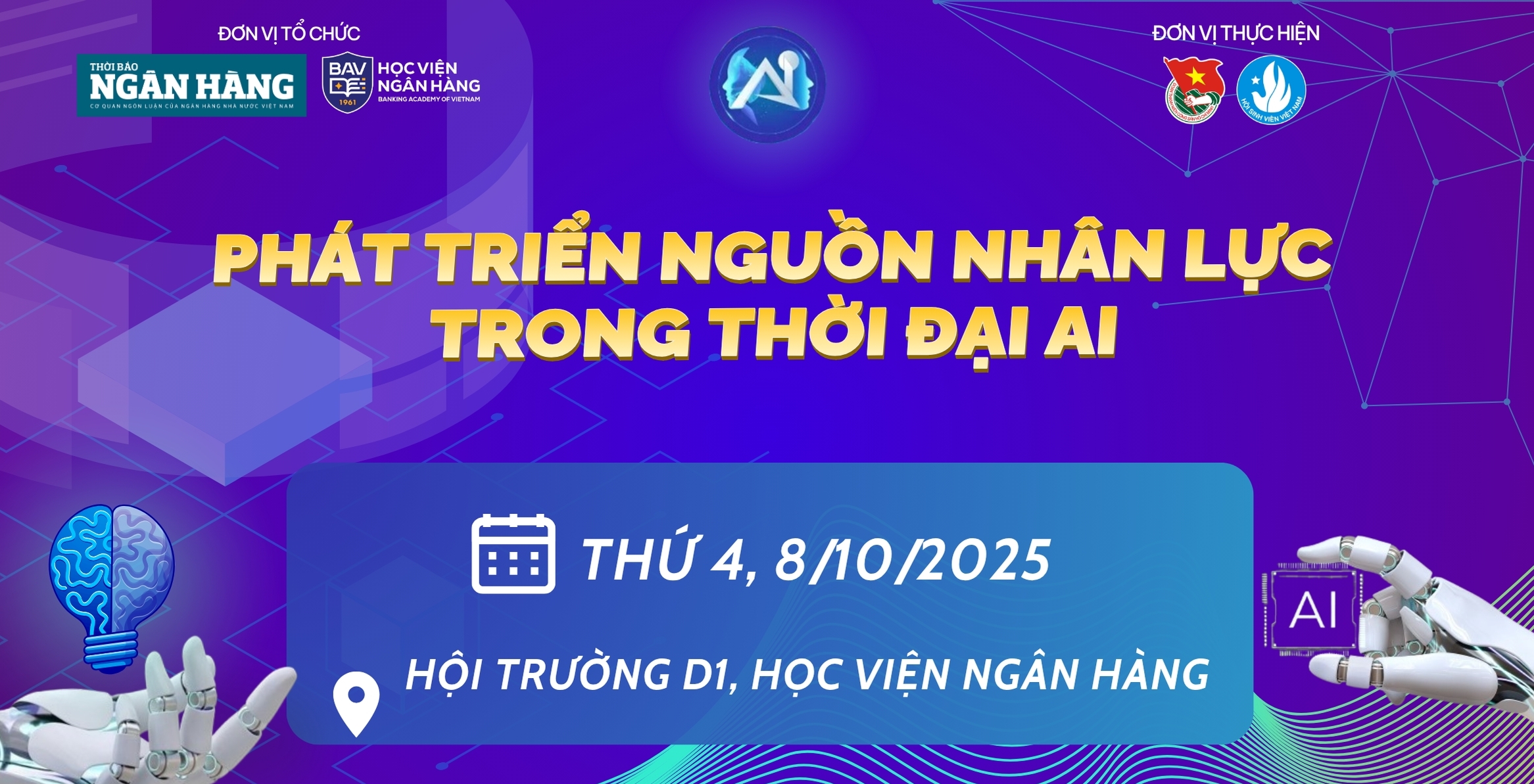[TRỰC TIẾP] TỌA ĐÀM PHÁT TRIỂN NGUỒN NHÂN LỰC TRONG THỜI ĐẠI AI